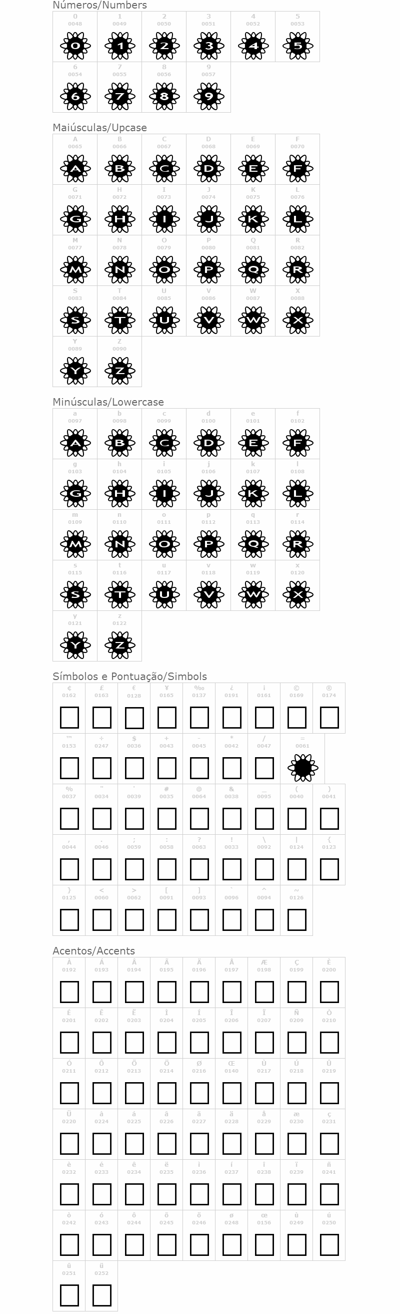 AlphaShapes Flowers 2