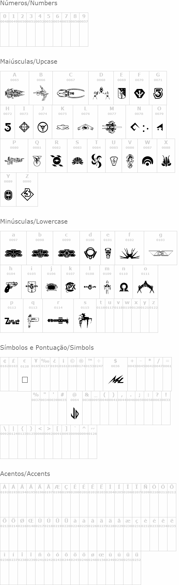 B5 Symbols