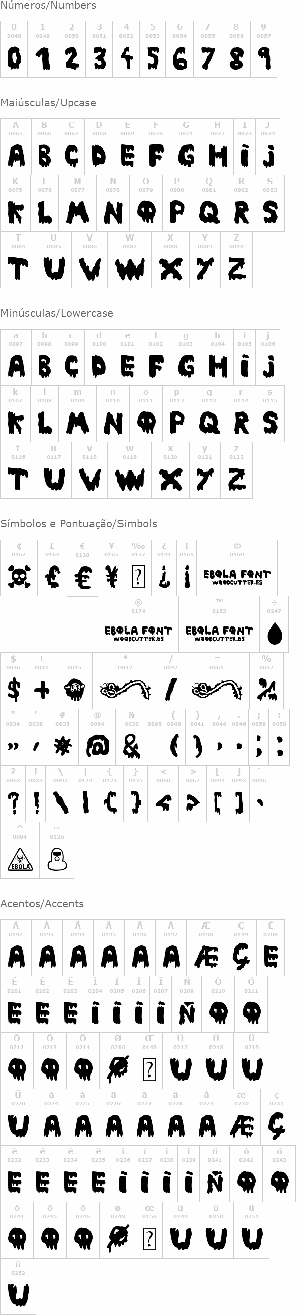 Ebola Font
