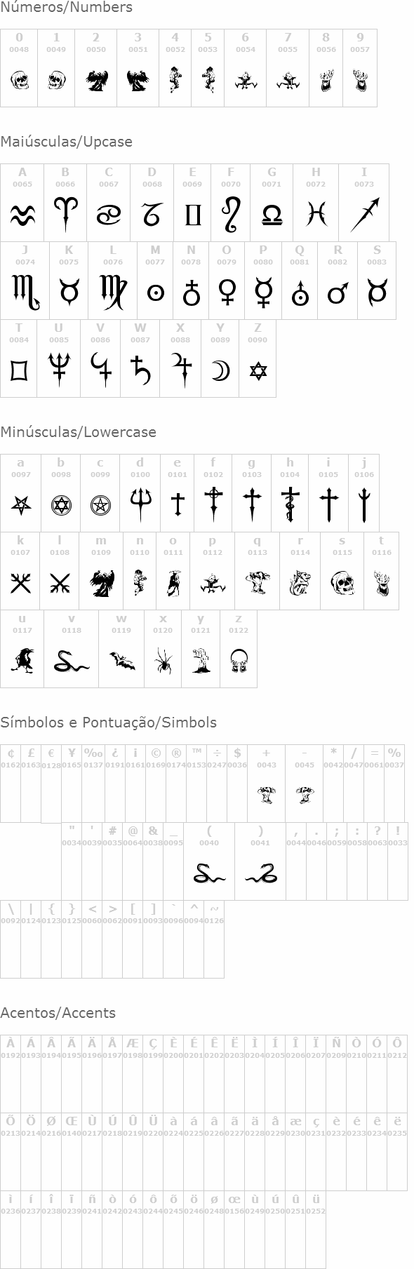 Fiolex Mephisto Dingbats