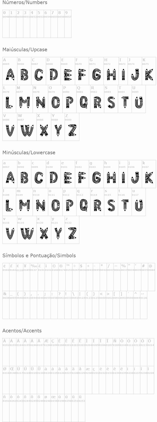 Pencil Letters
